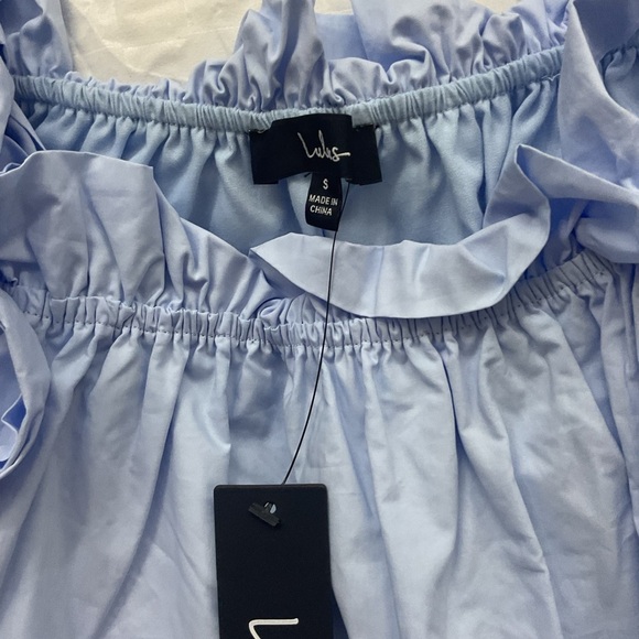 Lulu's Light Blue Sleeveless Blouse - Picture 2 of 6